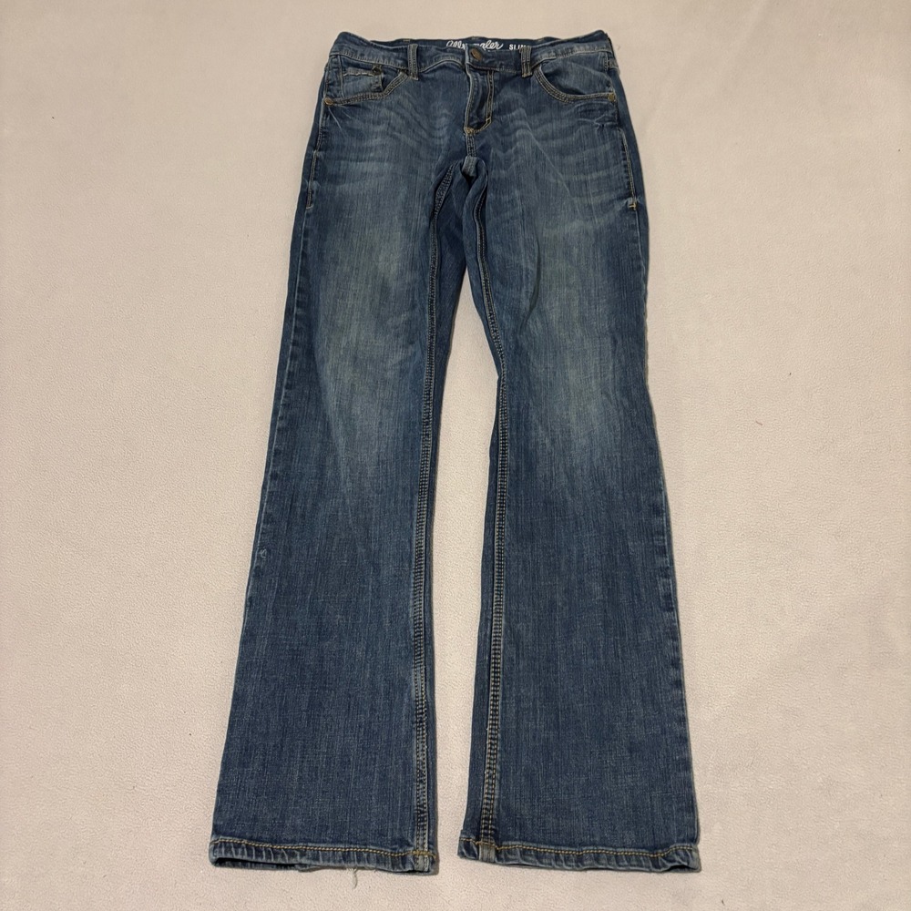 Wrangler Retro Slim Boot Jeans Mens 30x34 Medium Wash Denim Western Grunge